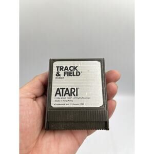 TRACK & FIELD Atari 400/800/XL/XE Game cartridge tested working